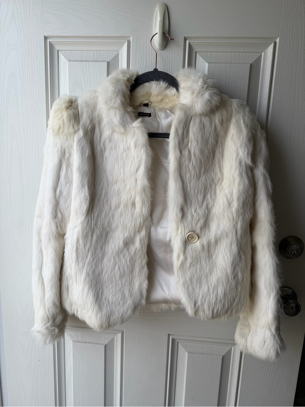 Women's Fur Jacket - Cream